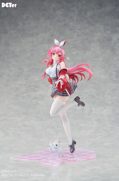 Dcter Studio White Rabbit Rosu 1 7 Scale PVC Figure