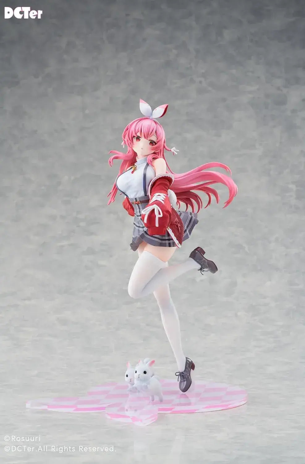 Dcter Studio White Rabbit Rosu 1 7 Scale PVC Figure