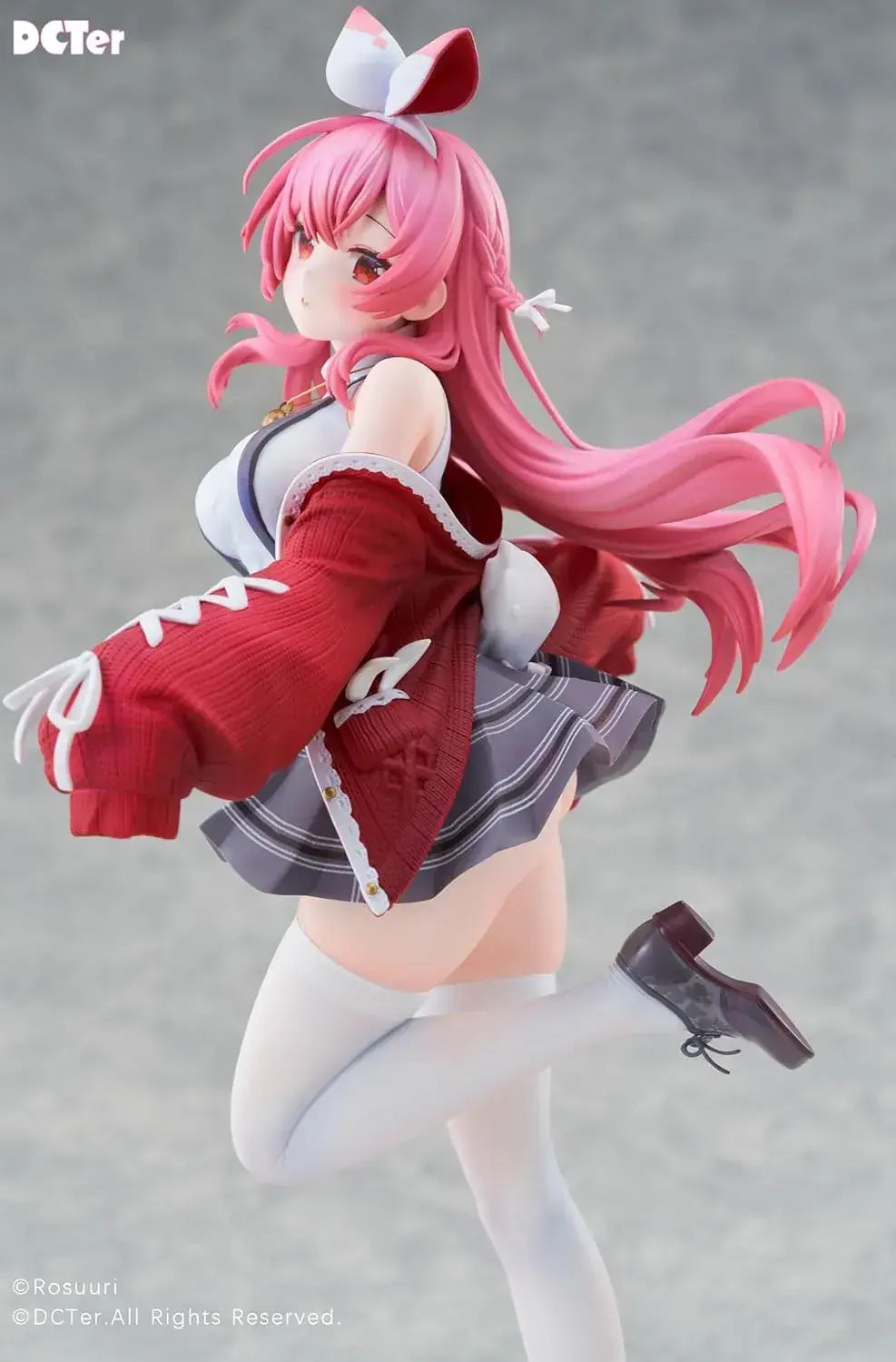 Dcter Studio White Rabbit Rosu 1 7 Scale PVC Figure