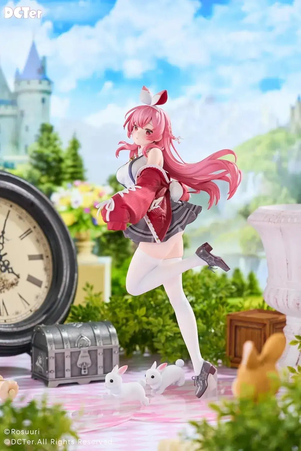 Dcter Studio White Rabbit Rosu 1 7 Scale PVC Figure