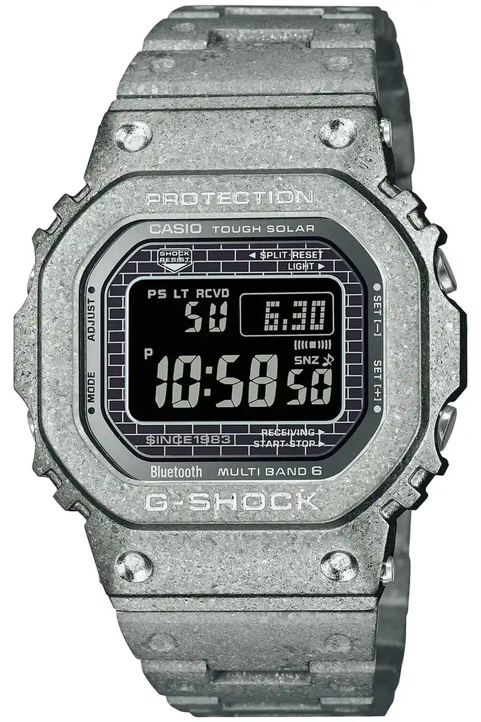 Casio G-Shock 40th Anniversary Edition Silver Watch GMW-B5000PS - Full Metal Radio Solar Bluetooth- Japan Figure Store - #1 Bring To You The Best Japanese Goods