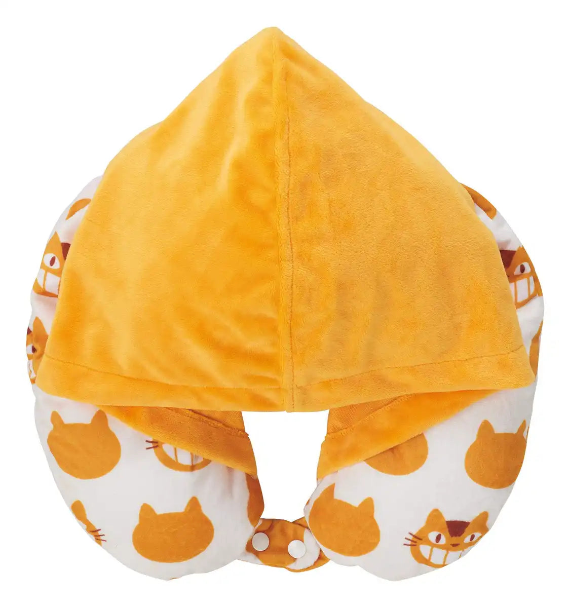 Marushin Japan Hooded Neck Pillow Ghibli My Neighbor Totoro Nekobus Beaded Reversible- Japan Figure Store - #1 Bring To You The Best Japanese Goods