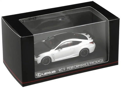 Kyosho Original 1/43 Scale Lexus Rc F Performance Package White Nova Glass Flake Right Handle- Japan Figure Store - #1 Bring To You The Best Japanese Goods