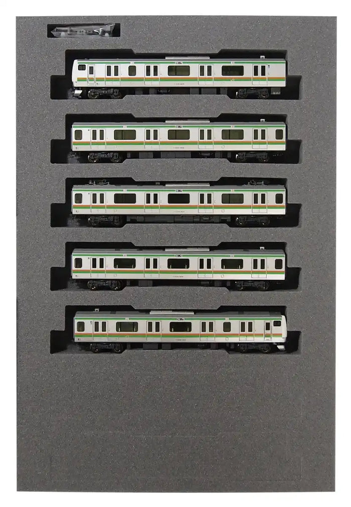 Kato N Gauge E233 Series 5-Car Railway Model Train Set 3000 Series Takasaki-Utsunomiya Line- Japan Figure Store - #1 Bring To You The Best Japanese Goods