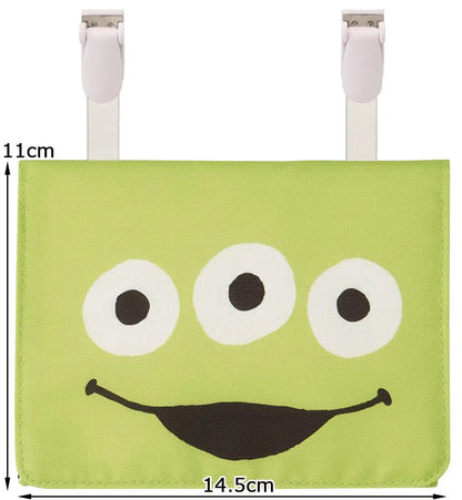Skater Alien Face Disney Pocket Bag 11x14x3cm - Compact Outing Odkp1- Japan Figure Store - #1 Bring To You The Best Japanese Goods