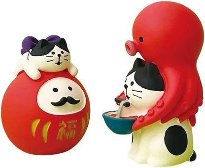 Decole Cat Friendly Octopus Figurine