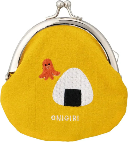 Decole Embroidered Coin Purse Pouch - Rice Ball W8.8 D1 H11 - 4527749294799