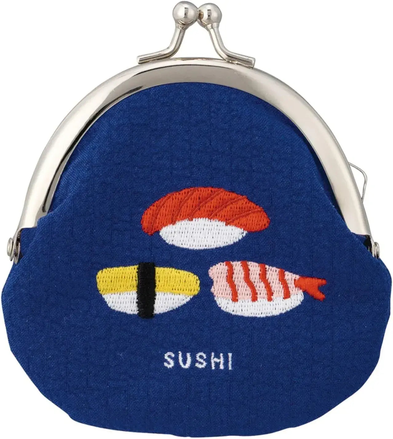 Decole Embroidered Coin Purse Pouch - Sushi-Size: W8.8 D1 H11 - 4527749294805