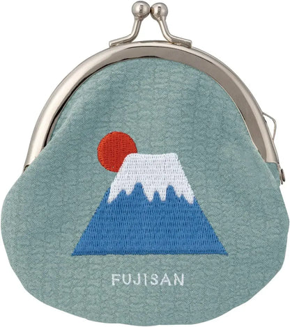 Decole Embroidered Coin Purse Pouch - Mount Fuji W8.8 D1 H11 - 4527749294812