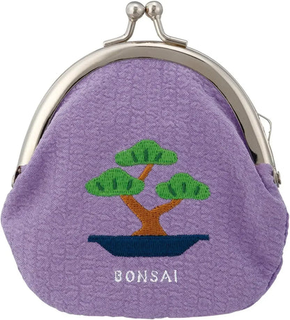 Decole Embroidered Coin Purse Pouch - Bonsai W8.8xD1xH11cm - 4527749294829