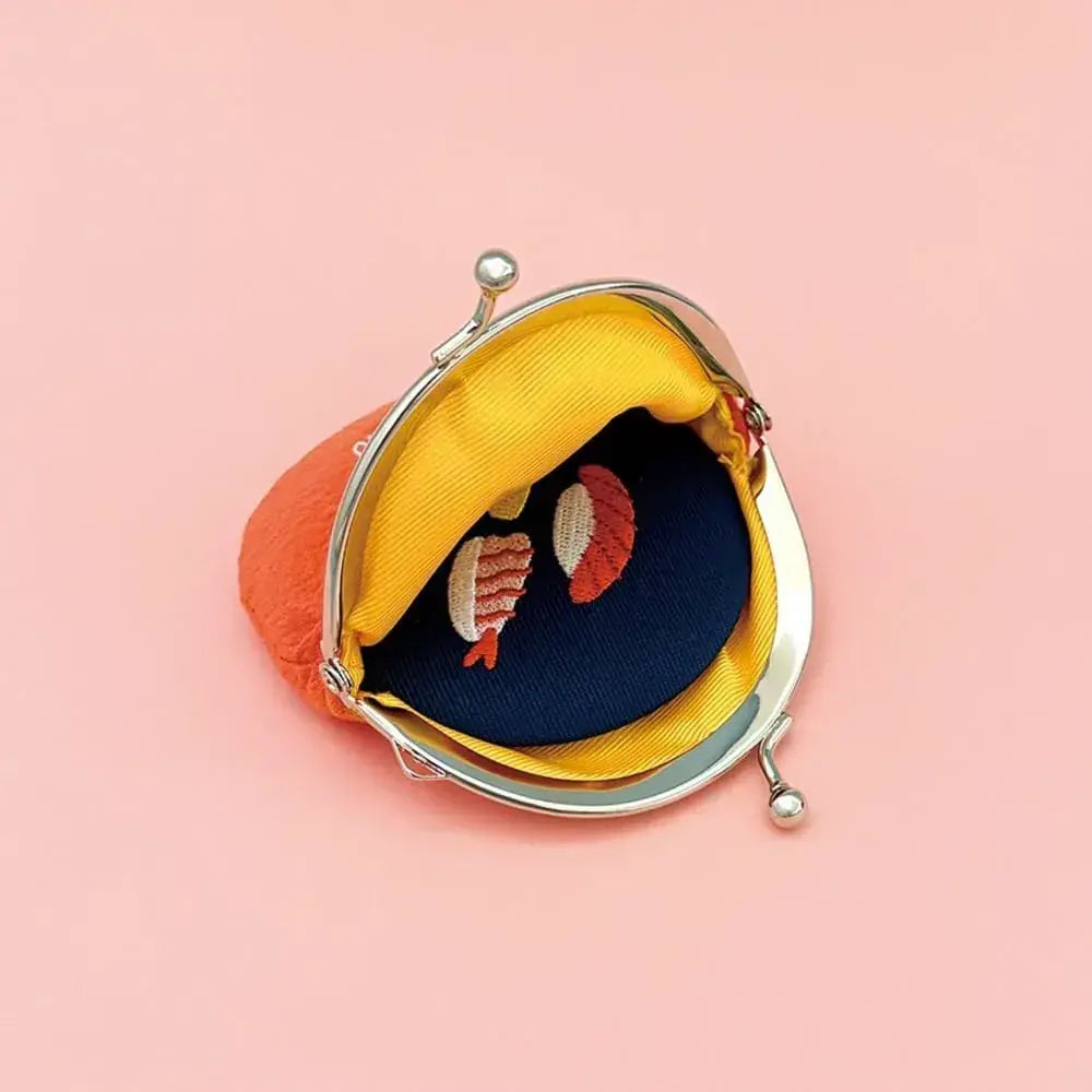 Decole Embroidered Coin Purse Pouch