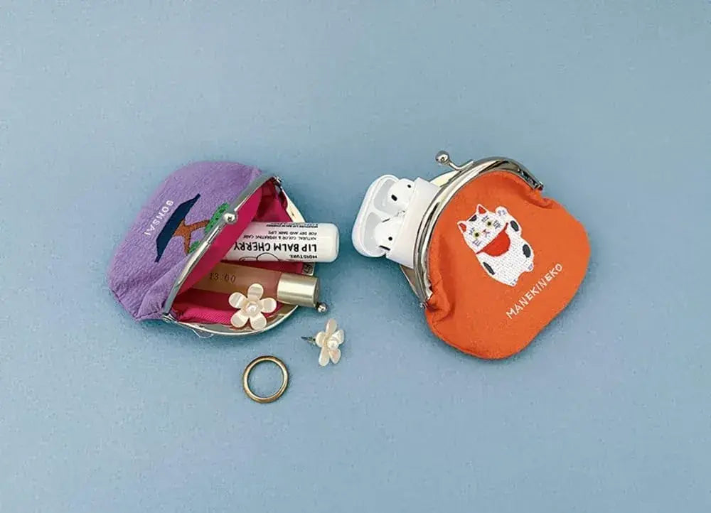 Decole Embroidered Coin Purse Pouch
