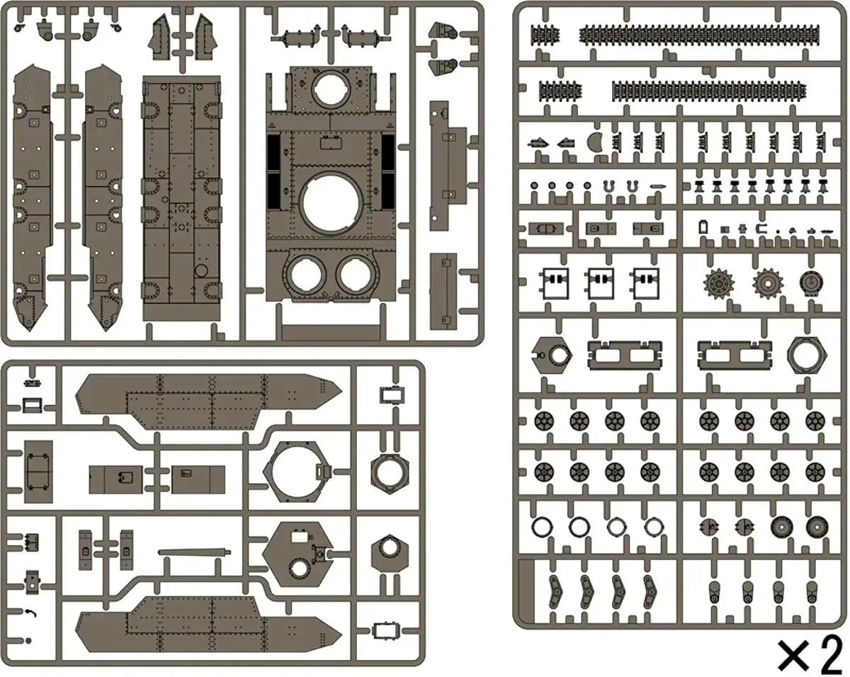 FINE MOLDS Fm44 Imperial Japanese Army Super Heavy Tank 150Ton 0-1 1/72 Scale Kit- Japan Figure Store - #1 Bring To You The Best Japanese Goods