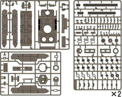 FINE MOLDS Fm44 Imperial Japanese Army Super Heavy Tank 150Ton 0-1 1/72 Scale Kit- Japan Figure Store - #1 Bring To You The Best Japanese Goods
