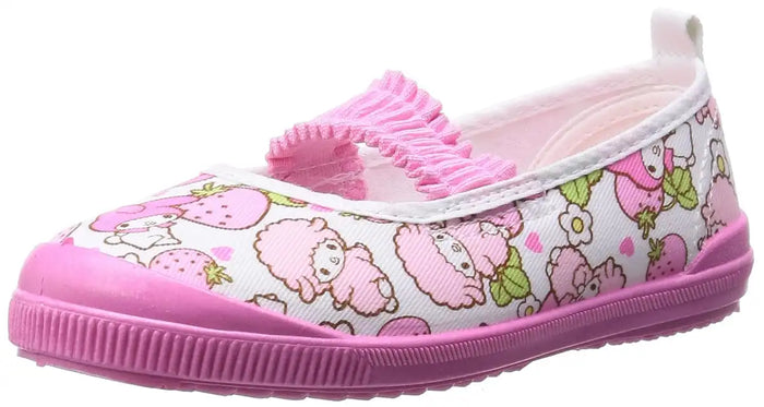 Sanrio My Melody S02 Girls Pink Slippers 19cm 2E Comfort Fit- Japan Figure Store - #1 Bring To You The Best Japanese Goods