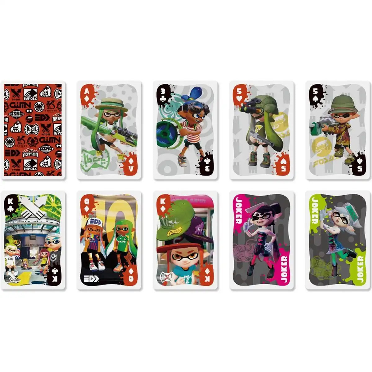 NINTENDO Splatoon Playing Cards 02 Coordinate