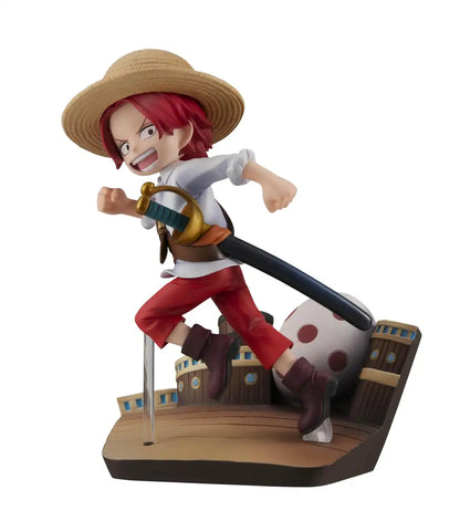 Megahouse Gem Series One Piece Shanks Run Completed Figure Collectible