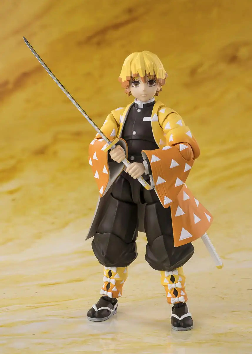 Tamashii Nations SH Figuarts Demon Slayer Zenitsu Agatsuma 140mm Movable Figure- Japan Figure Store - #1 Bring To You The Best Japanese Goods