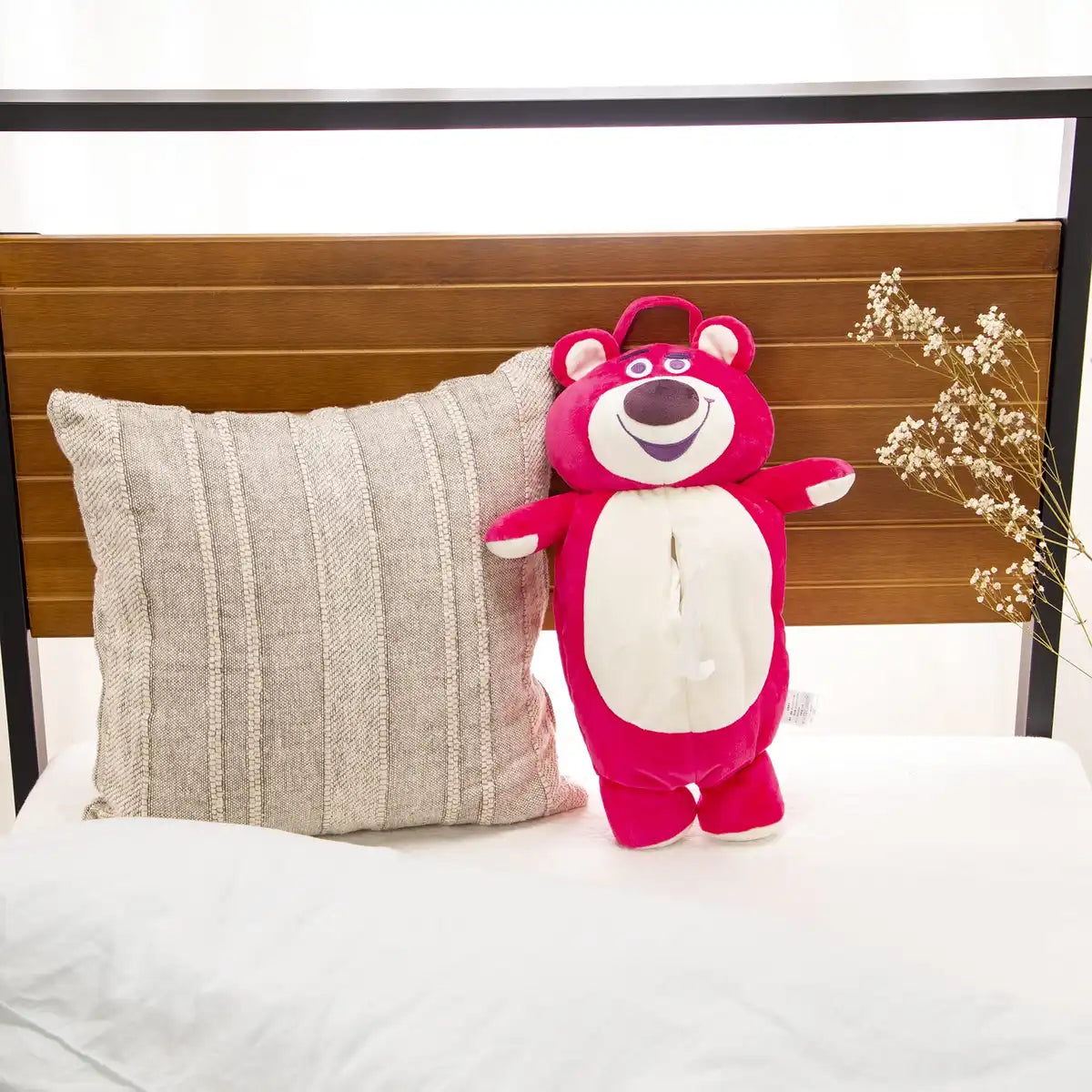Moripilo Toy Story Lotso Pink 45cm Plush Tissue Case Wall Hanging Car- Japan Figure Store - #1 Bring To You The Best Japanese Goods