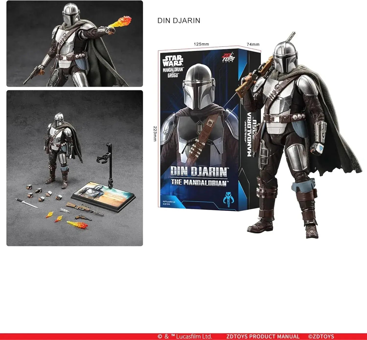 Doyusha Infinity Action Din Djarin Action Figure