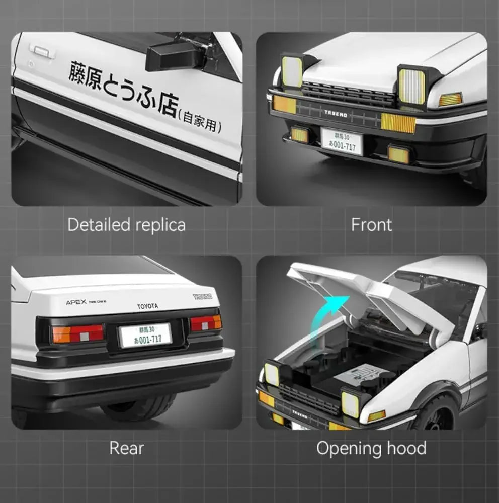 Doyusha Initial D AE86 Trueno Model Building Kit