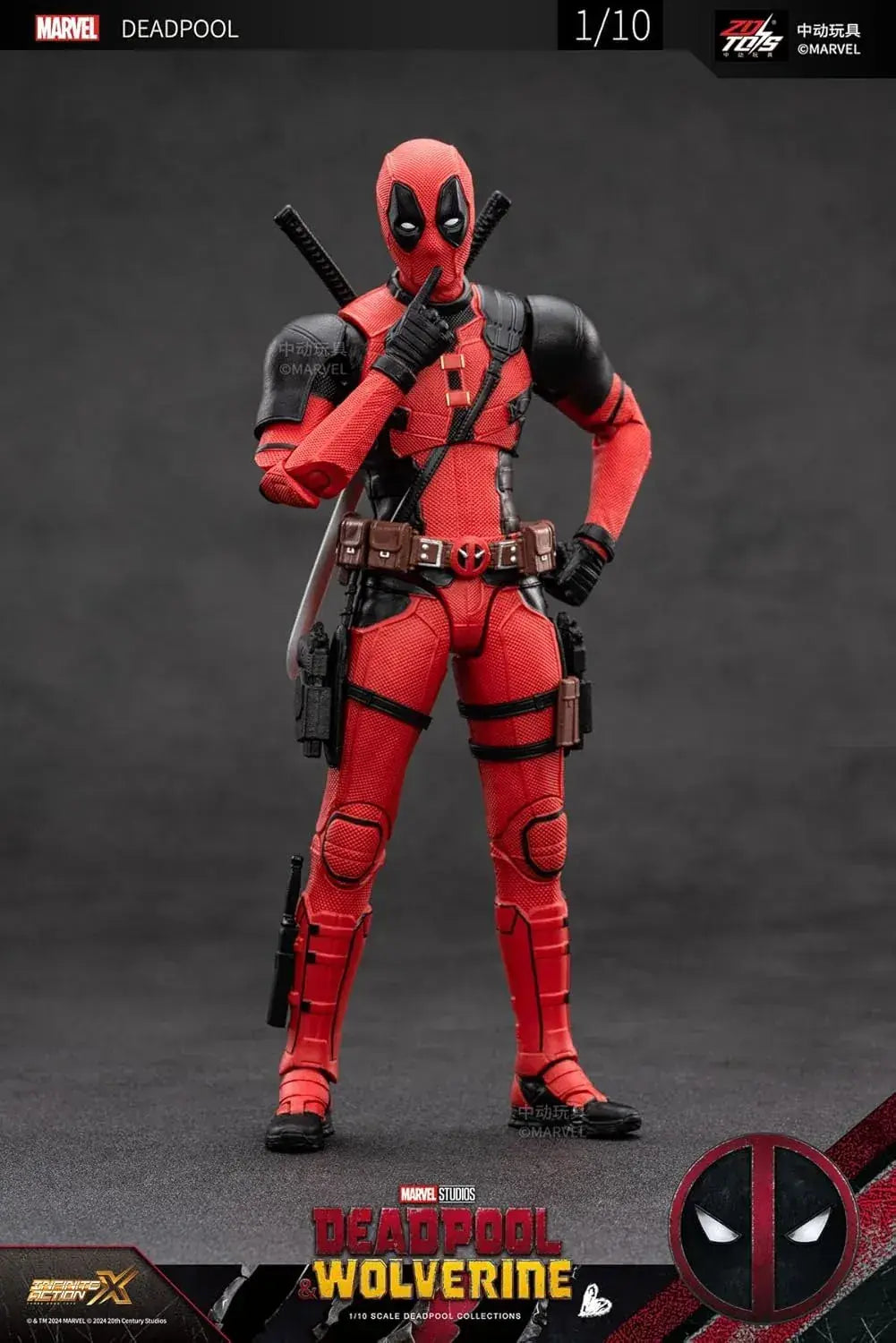 Doyusha ZD Toys Infinity Action X Deadpool Action Figure