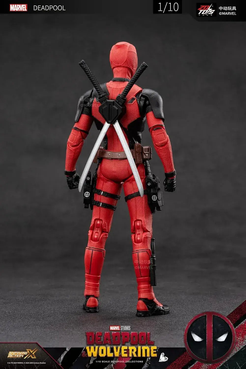 Doyusha ZD Toys Infinity Action X Deadpool Action Figure