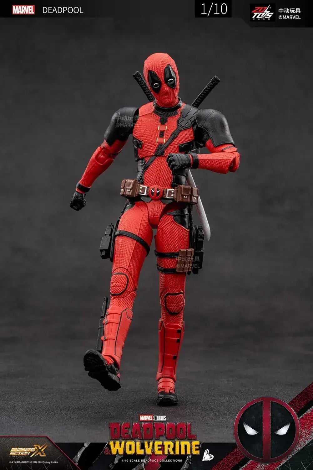 Doyusha ZD Toys Infinity Action X Deadpool Action Figure