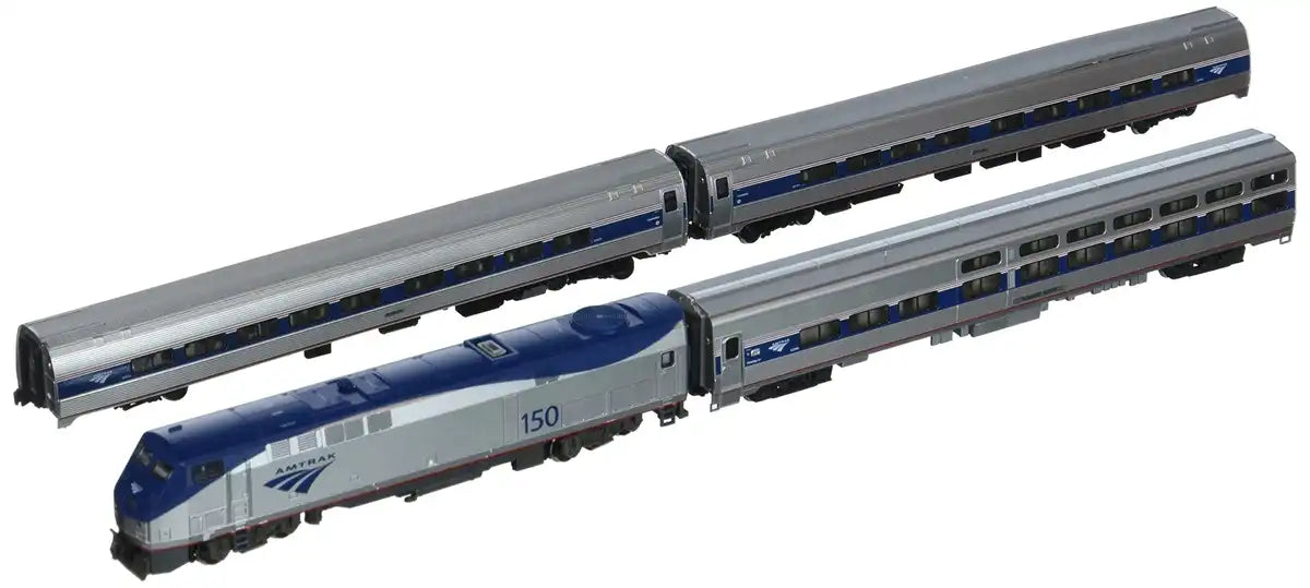 Kato USA P42 Amfleet Viewliner Intercity Express Phase VI 4-Unit Train Set- Japan Figure Store - #1 Bring To You The Best Japanese Goods
