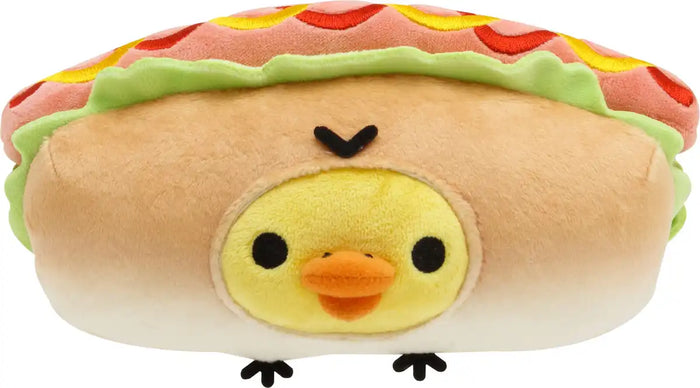 San-X Collect Stuffed Hot Dog (Kiiroitori) Mf90601- Japan Figure Store - #1 Bring To You The Best Japanese Goods