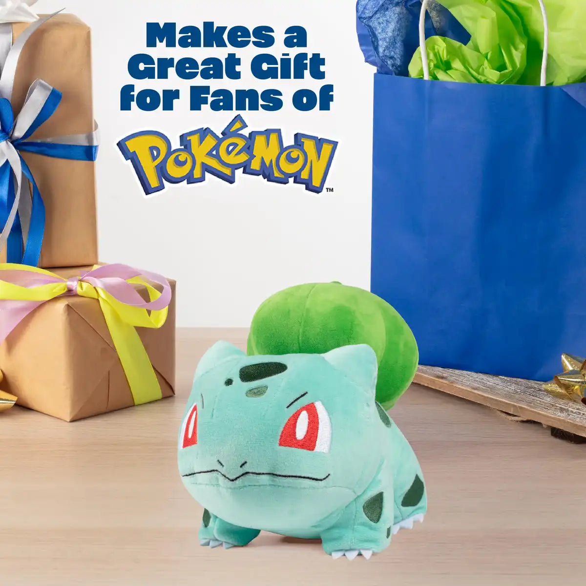 Pokemon Bulbasaur Plush Toy 8 Inch Soft Animal for Kids Ages 2 and Up- Japan Figure Store - #1 Bring To You The Best Japanese Goods
