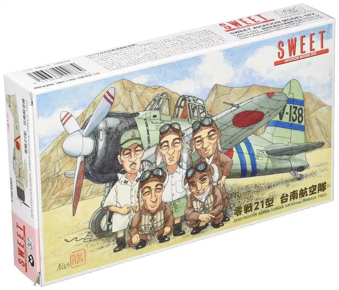 SWEET 37 Zero Fighter A6M2B Tainan Air Group Rabaul 1942 1/144 Scale- Japan Figure Store - #1 Bring To You The Best Japanese Goods