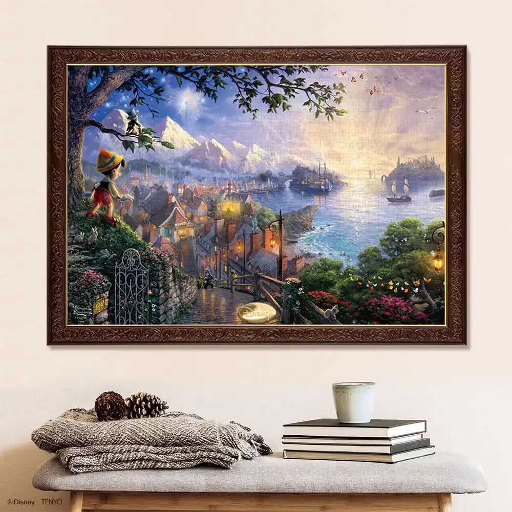 TENYO - D1000-087 Jigsaw Puzzle Disney Pinocchio Wishes Upon A Star - 1000 Pieces- Japan Figure Store - #1 Bring To You The Best Japanese Goods