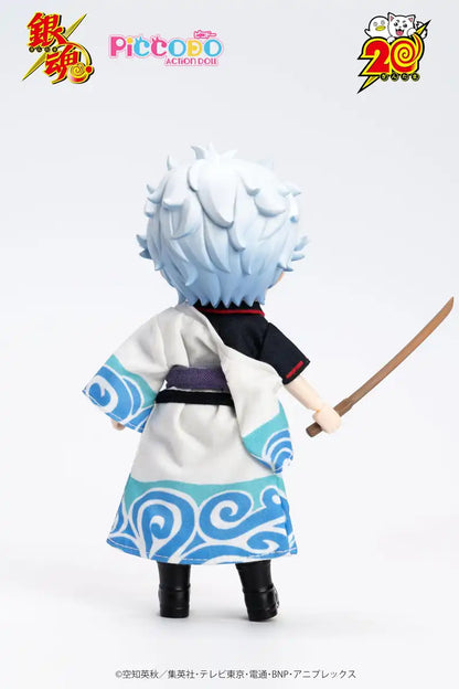 Genesis Piccodo Gintama Gintoki Sakata Chibi Action Doll Japan Official- Japan Figure Store - #1 Bring To You The Best Japanese Goods