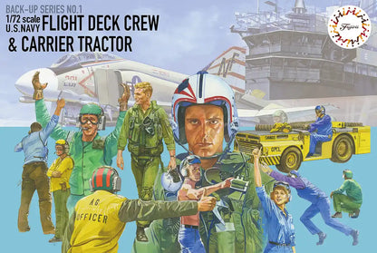 FUJIMI 1/72 Us Navy Flight Deck Crew & Md-3 Plastic Model- Japan Figure Store - #1 Bring To You The Best Japanese Goods