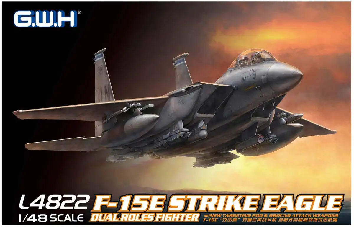 Great Wall Hobby 1/48 Us Air Force F-15E Fighter Bomber Plastic Model L4822- Japan Figure Store - #1 Bring To You The Best Japanese Goods