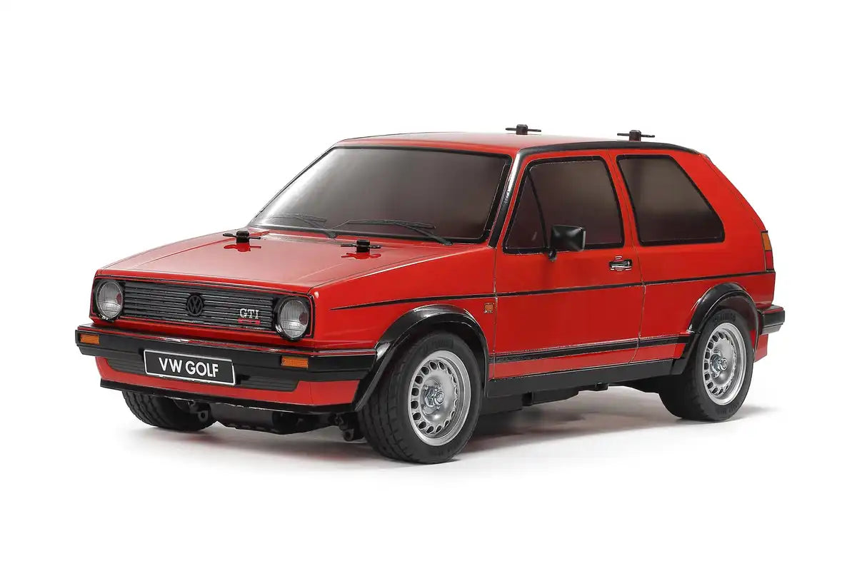 Tamiya Electric RC Car 1/10 Scale Volkswagen Golf II GTI 16V Model 58748