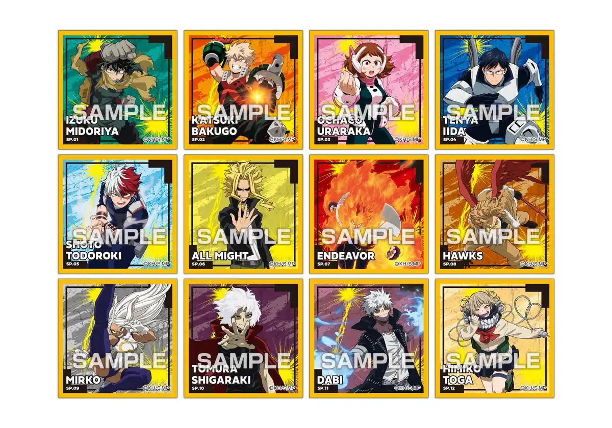 Ensky My Hero Academia Sticker Retsuden 20Pcs Candy and Gum Set- Japan Figure Store - #1 Bring To You The Best Japanese Goods