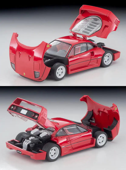 Tomytec Tomica Limited Vintage Neo 1/64 Ferrari F40 1989 Red Car Tomytec Tomica Limited Vintage Neo 1/64 Ferrari F40 1989 Red Car