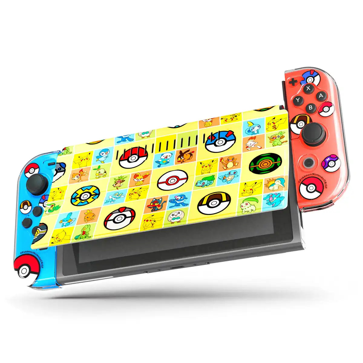 Pokemon Center Kisekae Cover Tpu Set For Nintendo Switch Type-A- Japan Figure Store - #1 Bring To You The Best Japanese Goods