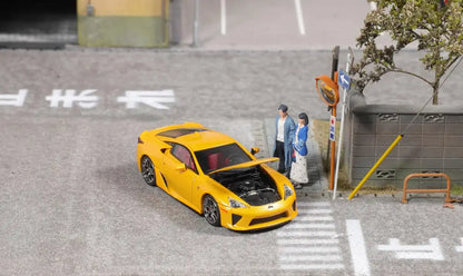 Focal Horizon Fh X Model One 1:64 Lexus LFA Orange Diecast Car Model- Japan Figure Store - #1 Bring To You The Best Japanese Goods