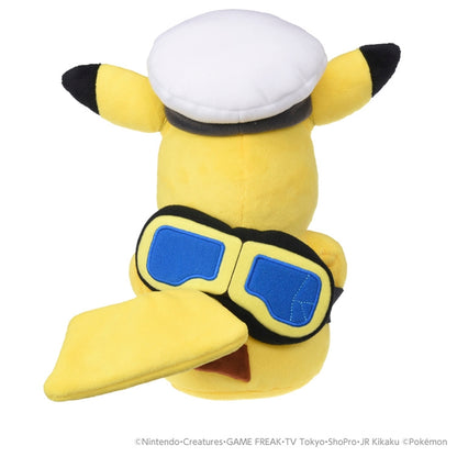 ポケモンぬいぐるみ　キャプテンピカチュウ　ゴーグルver.