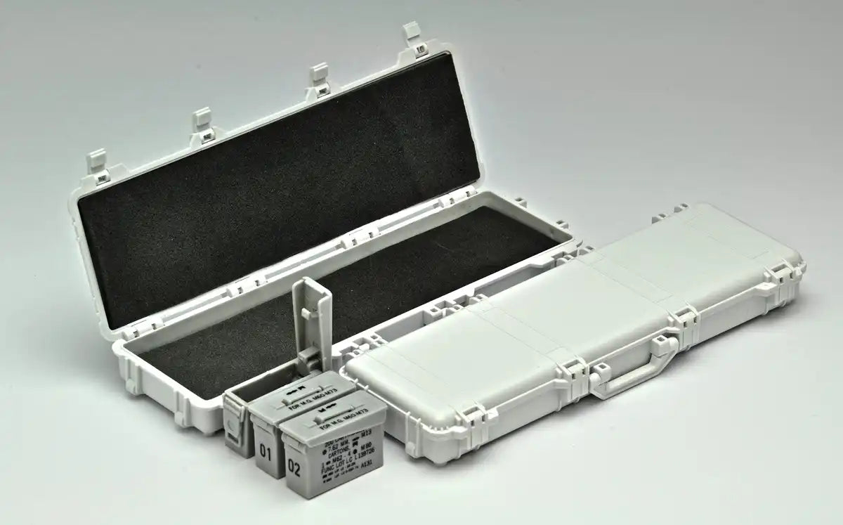 TOMYTEC Military Series 1/12 Little Armory Ld038 Military Hard Case A3 White X Gray Plastic Model- Japan Figure Store - #1 Bring To You The Best Japanese Goods