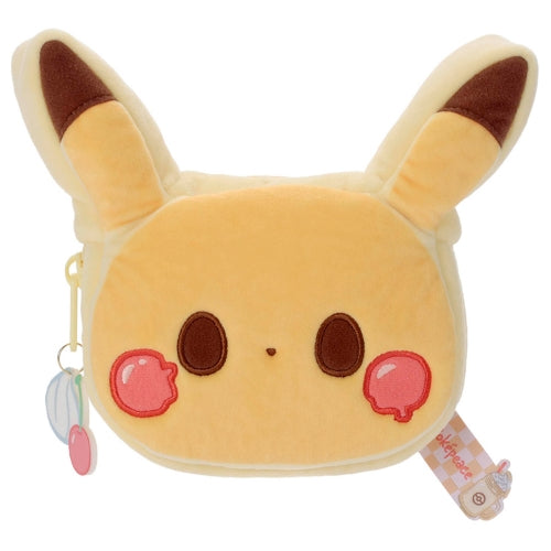 ポケピース／ぬいぐるみポーチ（パンケーキ風）／ピカチュウ