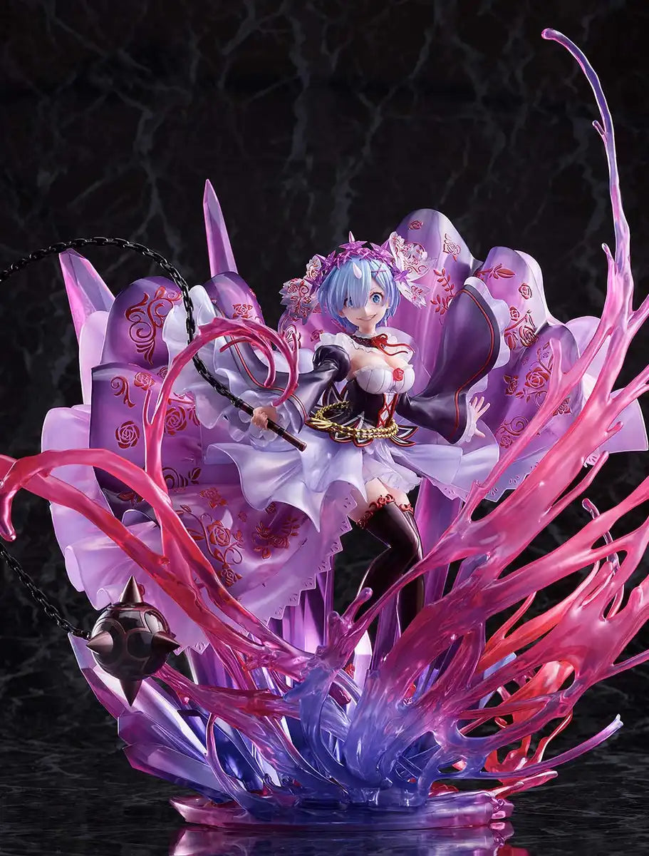 eStream ReZero Demon Rem Crystal Dress 17 Scale Figure