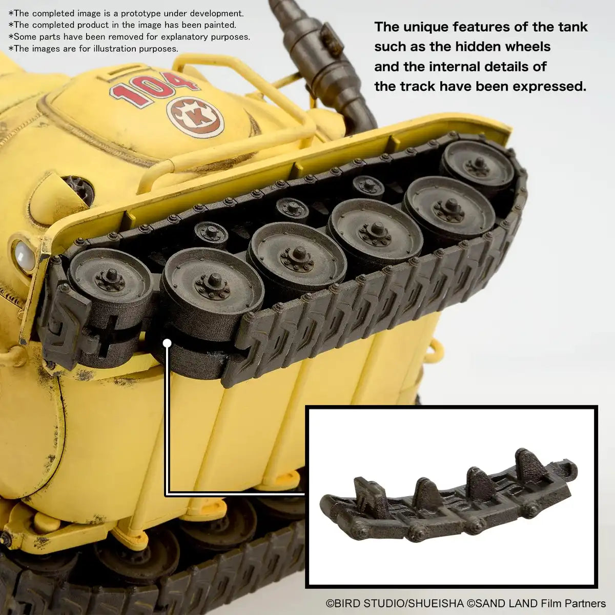 Bandai Spirits 1/35 Sand Land Royal Tank Corps No.104- Japan Figure Store - #1 Bring To You The Best Japanese Goods