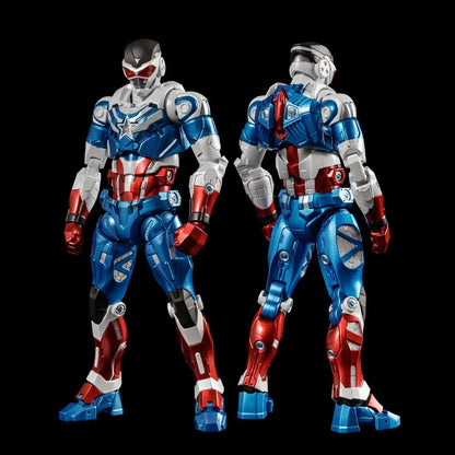 Sentinel Fighting Armor Captain America Sam Wilson Die-Cast Action Figure