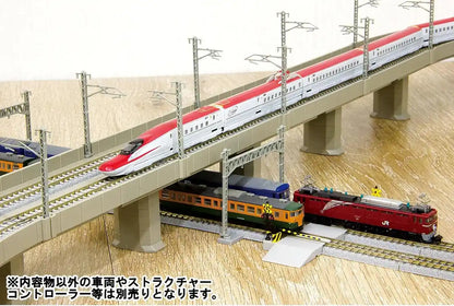Rokuhan Z Gauge Double Track Elevated Railway Model Set R095