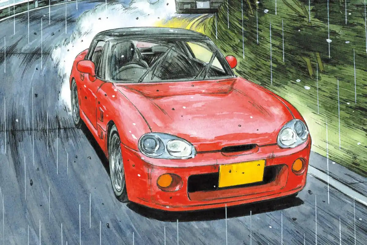 AOSHIMA Initial D 1/24 Sakamoto Suzuki Cappuccino Plastic Model- Japan Figure Store - #1 Bring To You The Best Japanese Goods