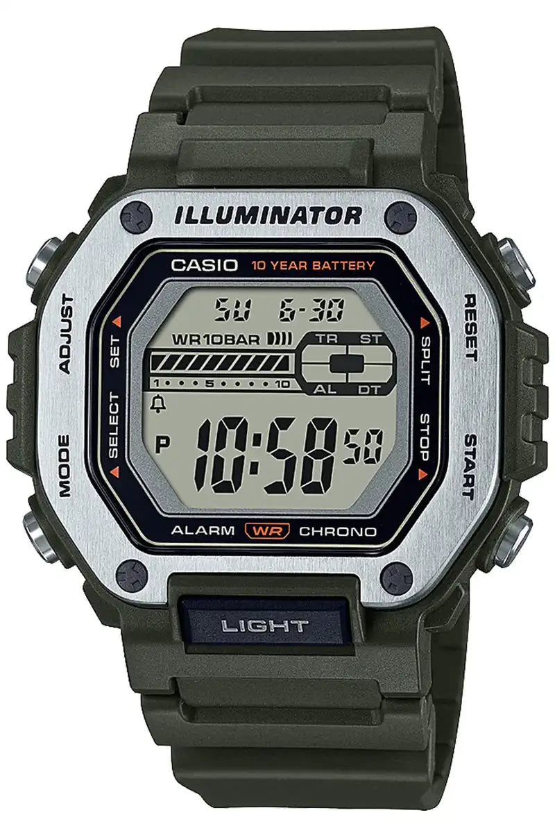 Casio Men's Khaki Wristwatch Mwd-110H-1Ajf - Genuine Product
